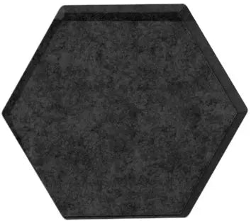 SUONO Wandelement 16x14x5cm 3116.M09.2600 TILES 3D, HEXA, schw. 10 Stk. Idealshop