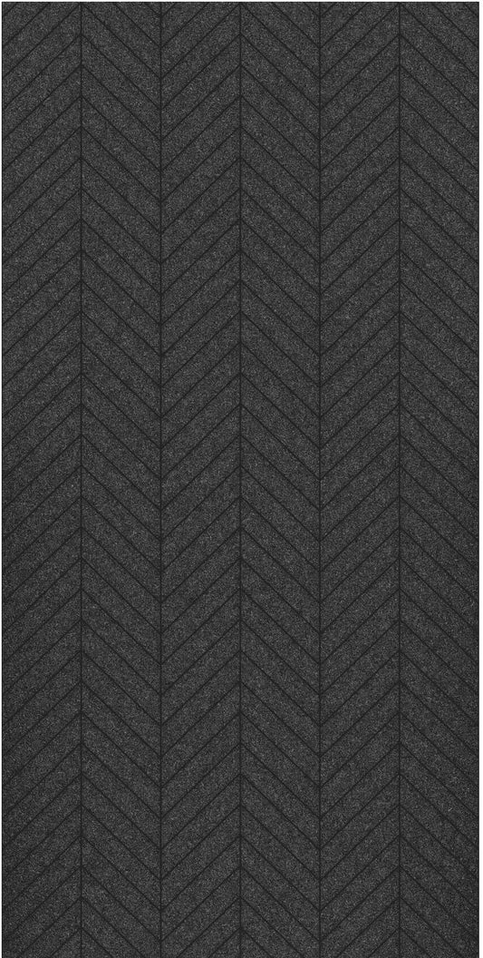 SUONO Wandelement 240x120x1.2cm 3411.U12.2650 STRUCTURE, schwarz 2 Stk. Idealshop