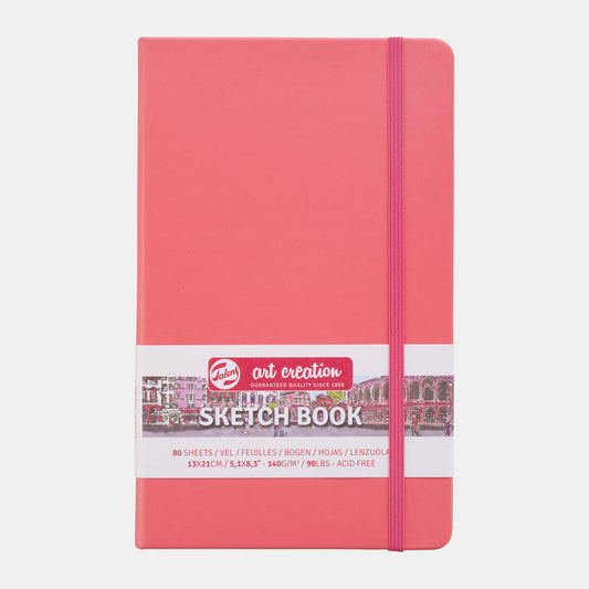 TALENS Skizzenbuch 13x21cm 9314312M korallenrot 80 Seiten Idealshop