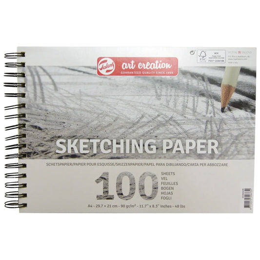 TALENS Art Creation Skizzenpapier 9318002M A4 90 g 100 Bogen Idealshop