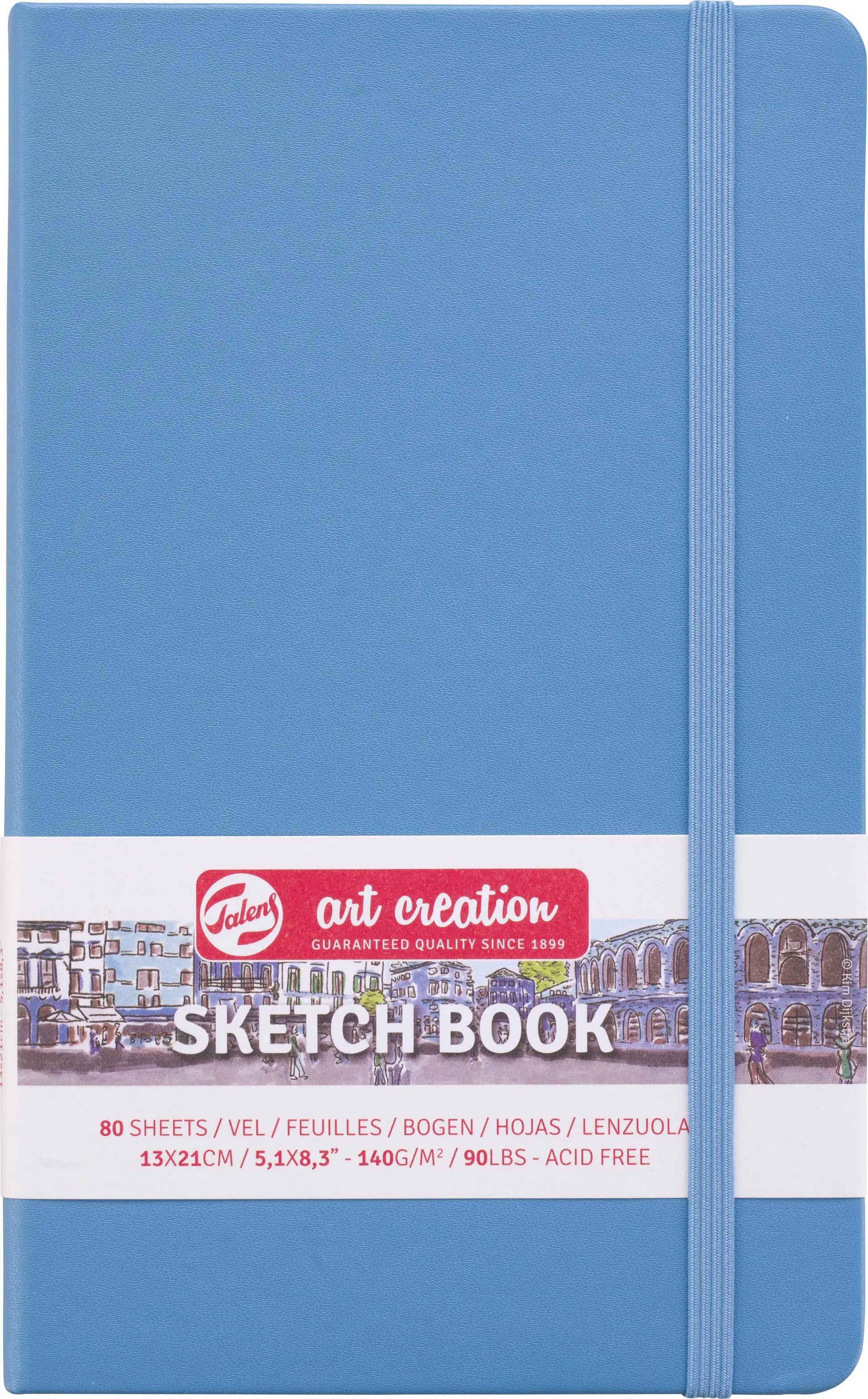 TALENS Sketch Book 13x21cm 9314212M seeblau 80 Seiten Idealshop