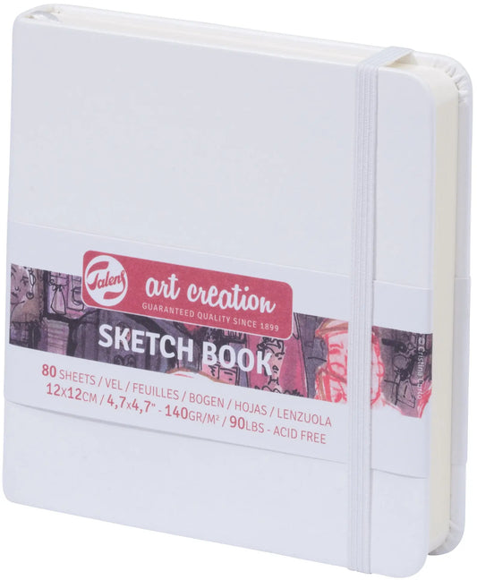 TALENS Skizzenbuch 12x12cm 9314104M weiss 80 Seiten Idealshop
