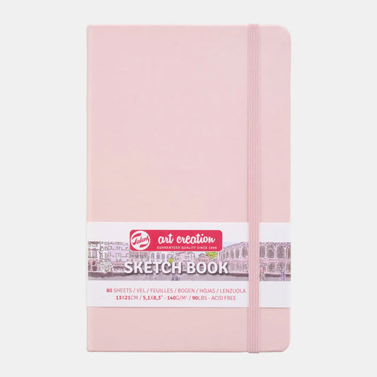 TALENS Skizzenbuch 13x21cm 9314012M pastellrosa 80 Seiten Idealshop