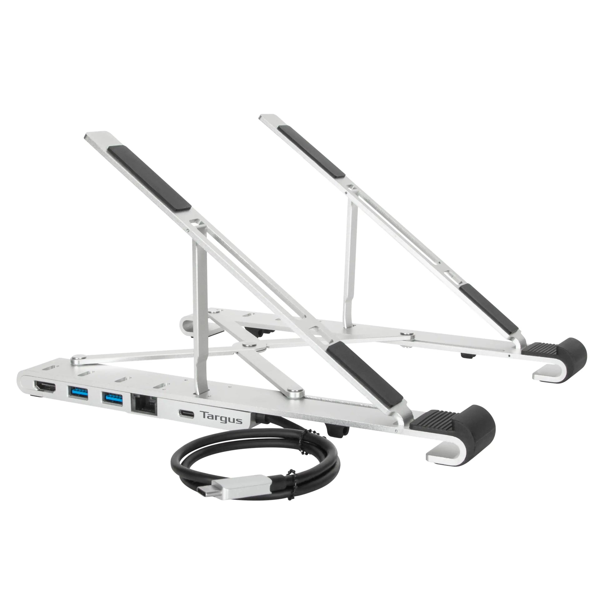 TARGUS Portable Stand Alu/black AWU100005GL with Integrated Dock USB-C Idealshop