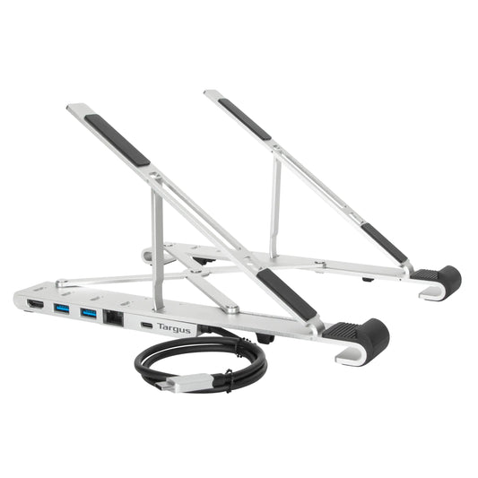 TARGUS Portable Stand Alu/black AWU100005GL with Integrated Dock USB-C Idealshop