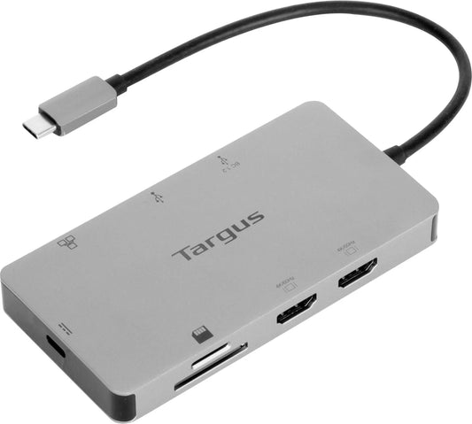 TARGUS USB-C Dual 4K Docking Station DOCK423EU Space Grey Idealshop