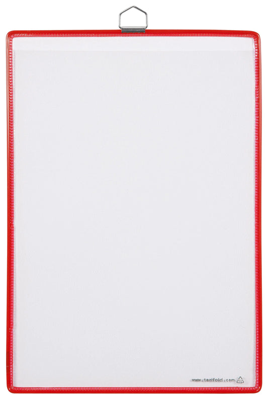 TARIFOLD Hänge-Sichttaschen A4 154503 rot 5 Stück Idealshop