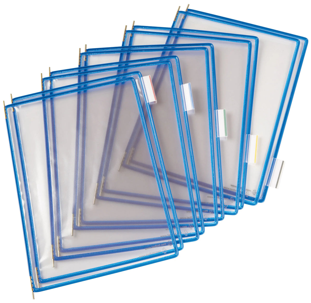 TARIFOLD T-Display Drehtasche A4 114001 PVC inkl. 5 Tabs blau 10 Stk. Idealshop
