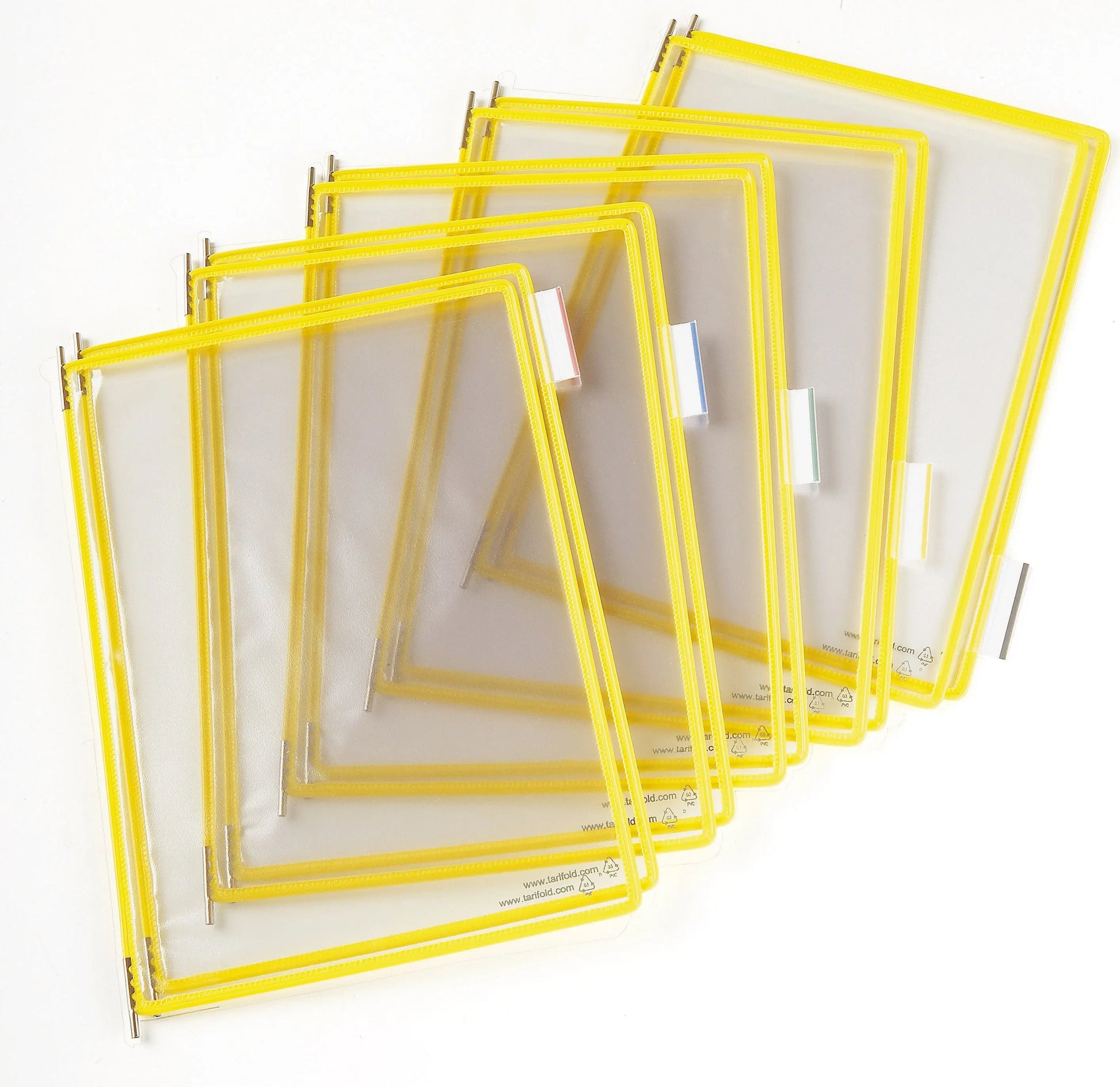 TARIFOLD T-Display Drehtasche A4 114004 PVC inkl. 5 Tabs gelb 10 Stk. Idealshop