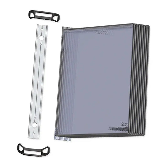 TARIFOLD T-Display Wandelement Pro A4 920303 schwarz inkl. 10 Taschen Idealshop