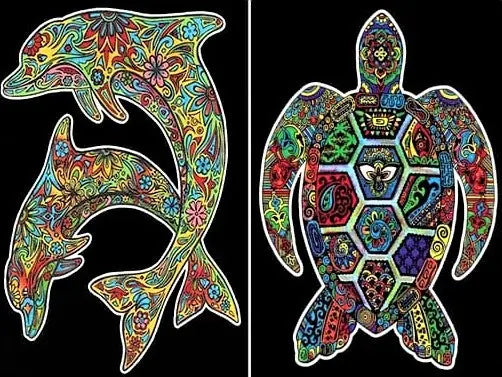 TATARUGA Mappe B4 CT21 Delfine+Schildkröte Idealshop