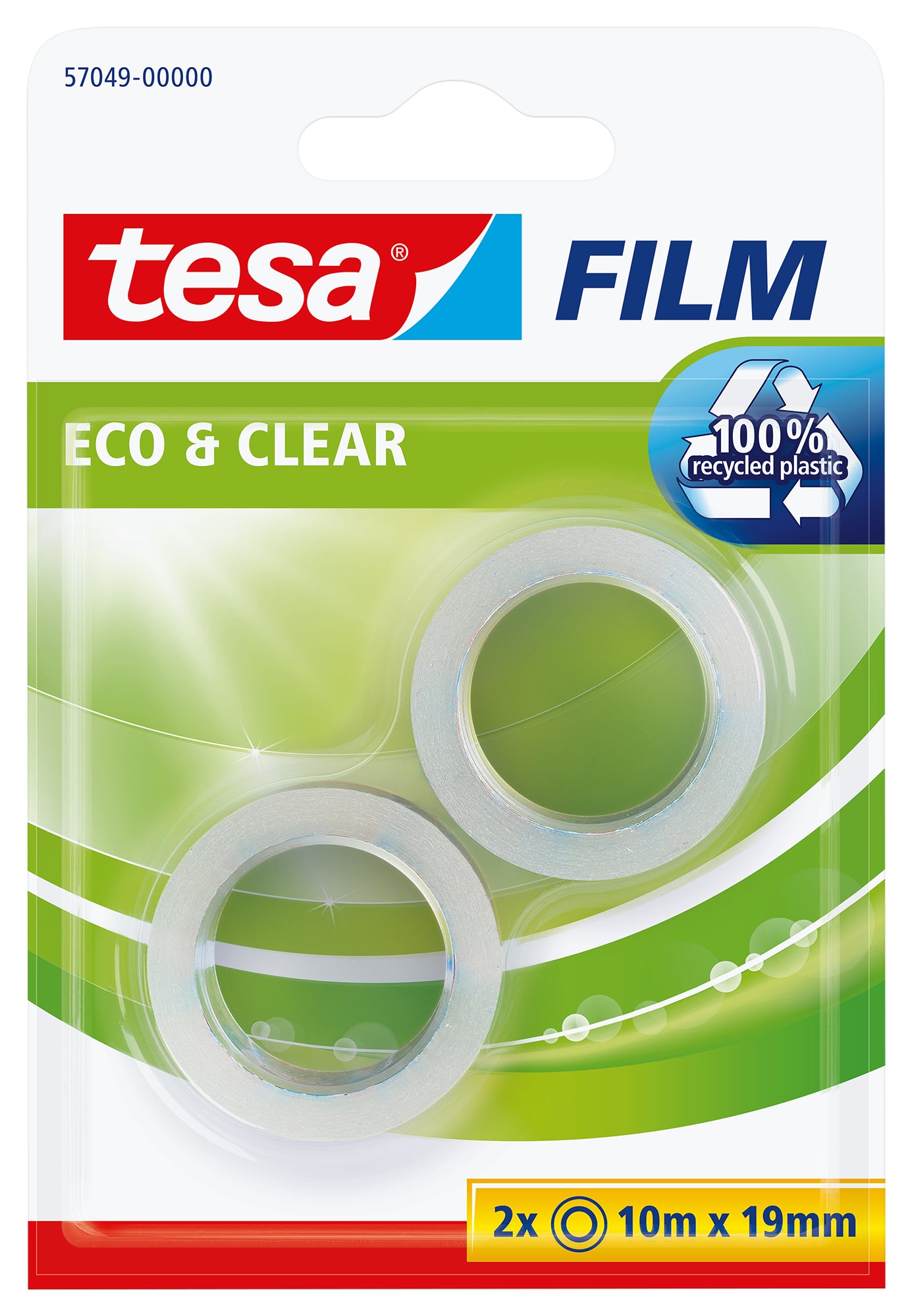 TESA      Klebeband eco & clear 19mmx10m