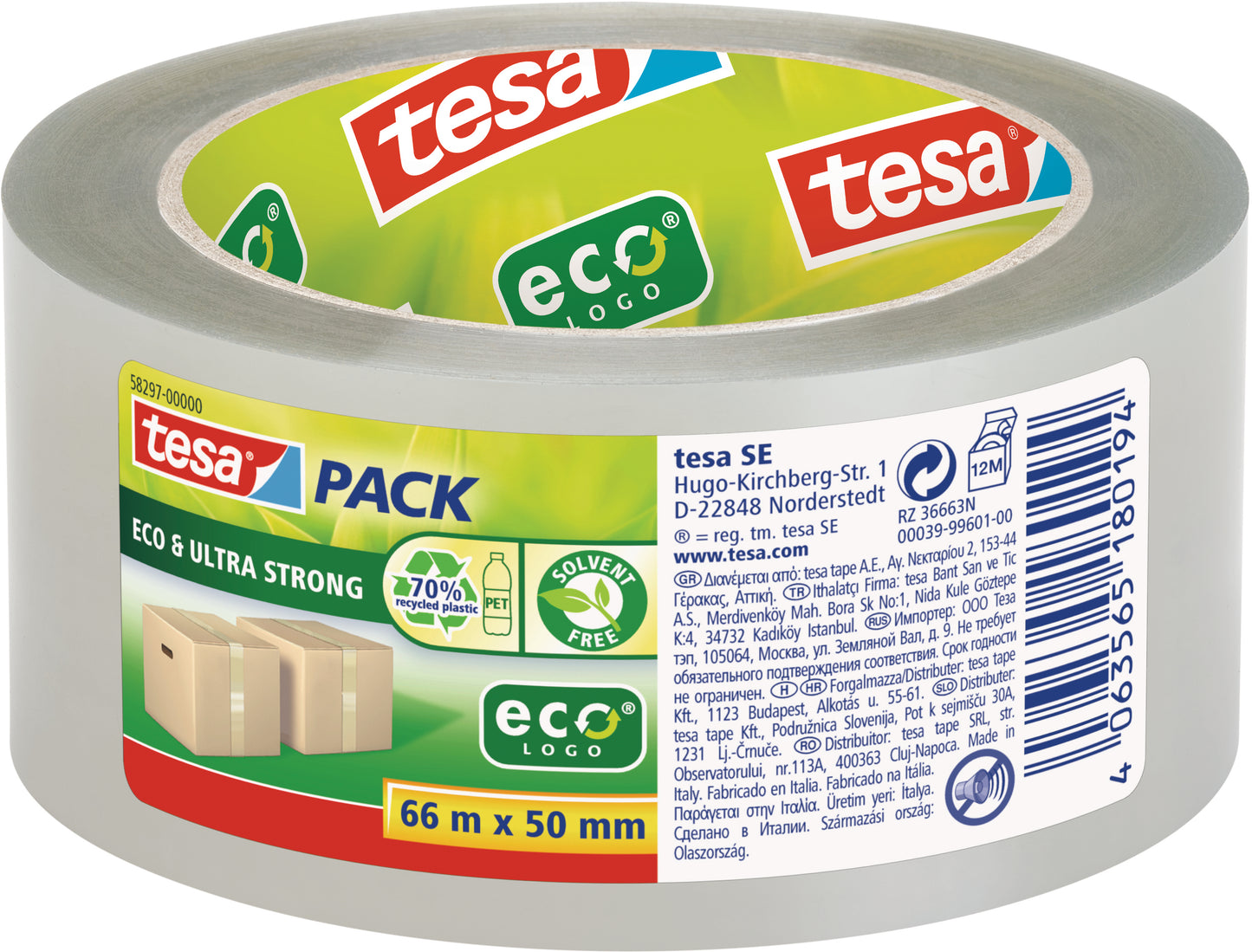 TESA      Verpackungsband ECO   50mmx66m