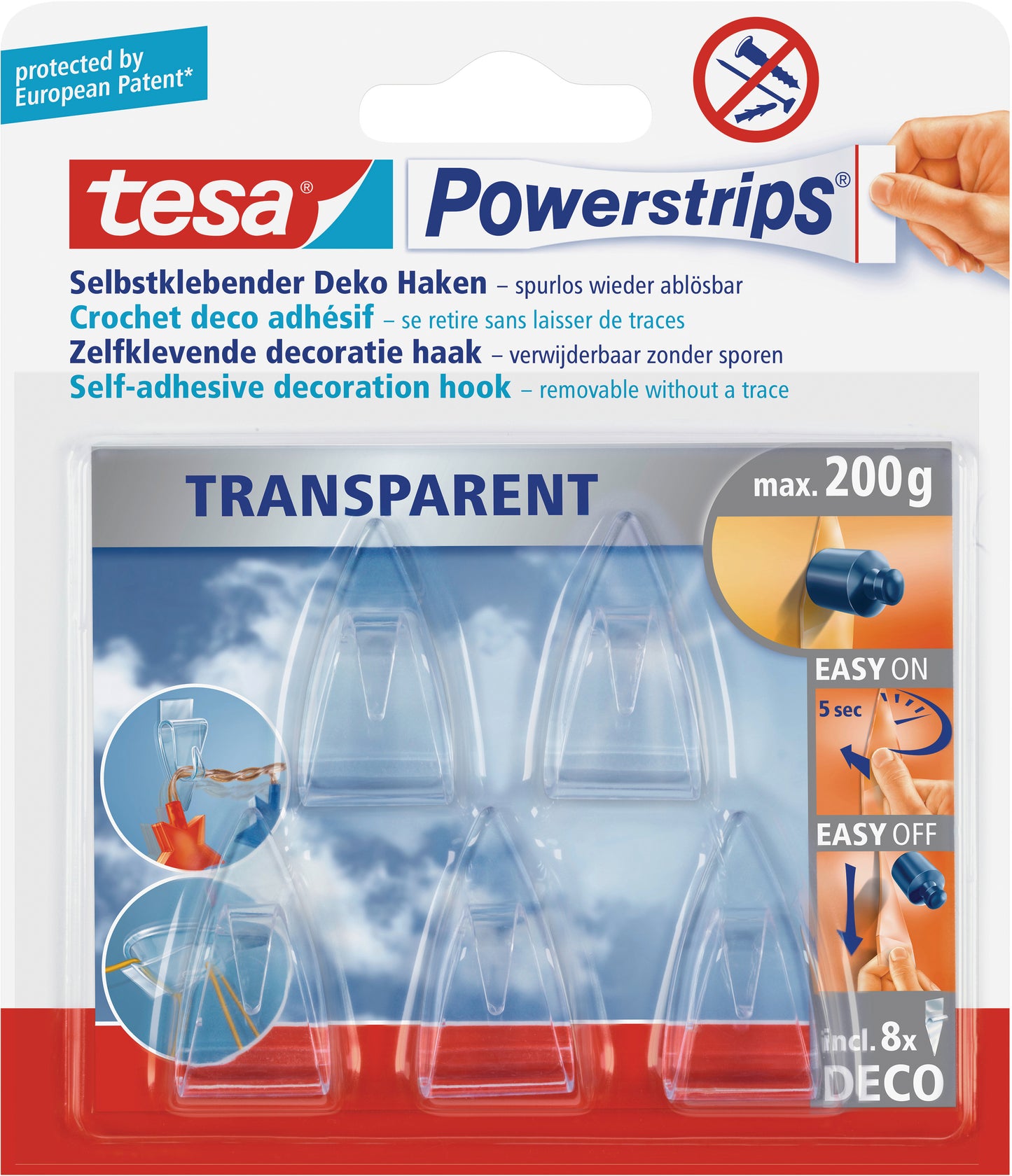 TESA      Powerstrips Deco Haken