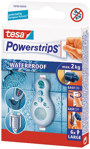 TESA      Powerstrips Waterproof