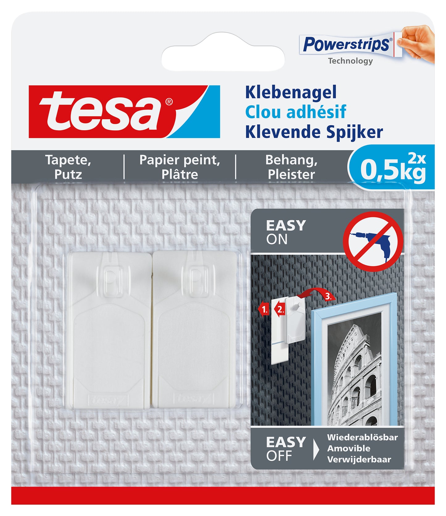 TESA      Klebenagel 2x0,5 kg