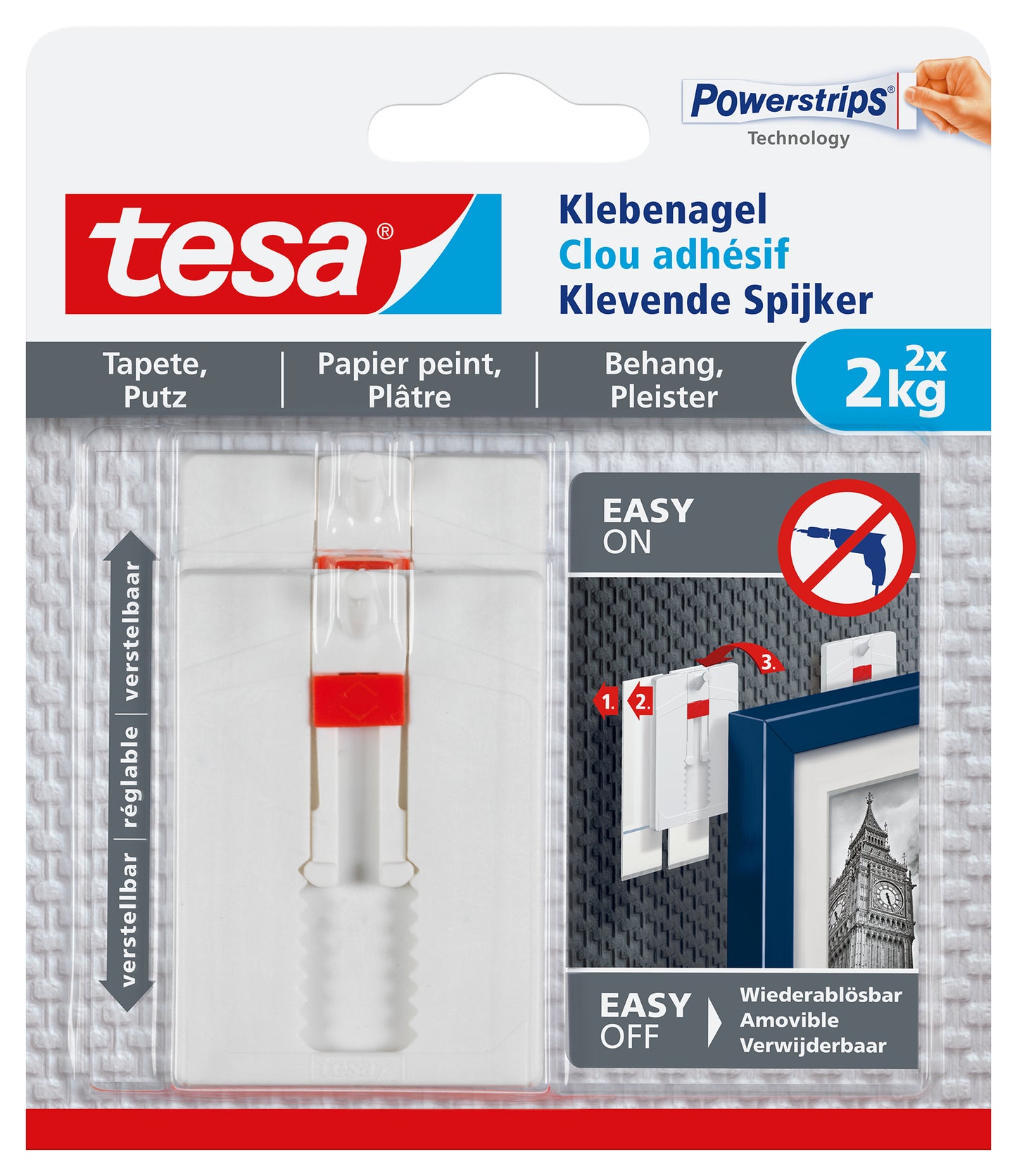 TESA      Verst. Klebenagel 2x2kg