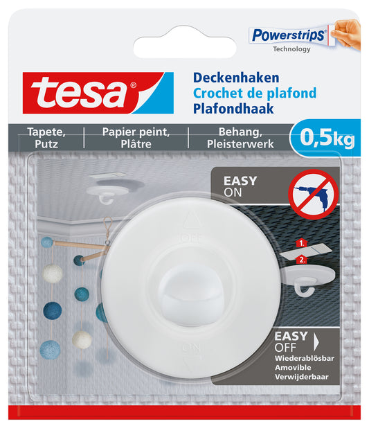 TESA      Deckenhaken bis 0,5kg