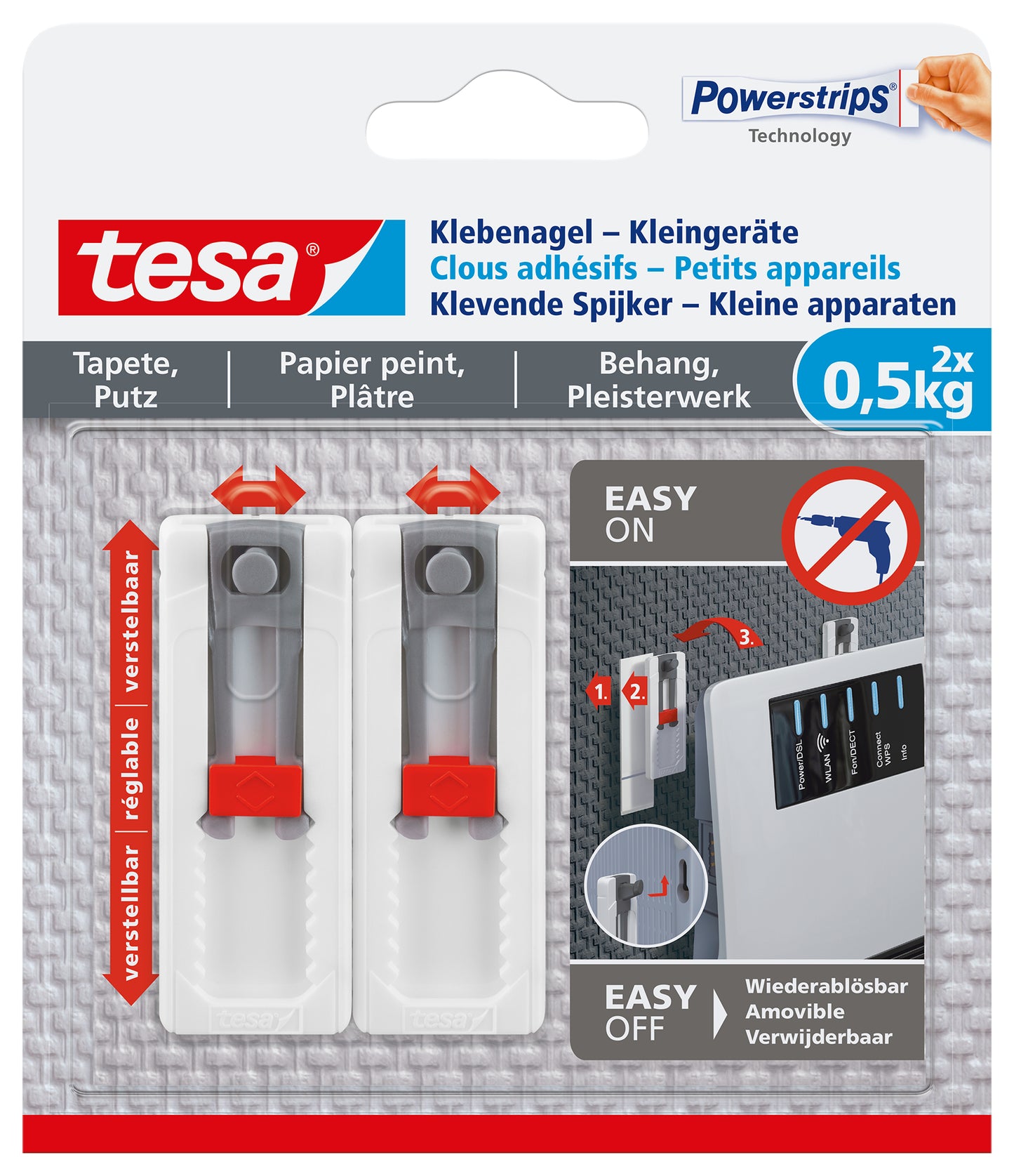 TESA      Klebenagel 2x0,5kg