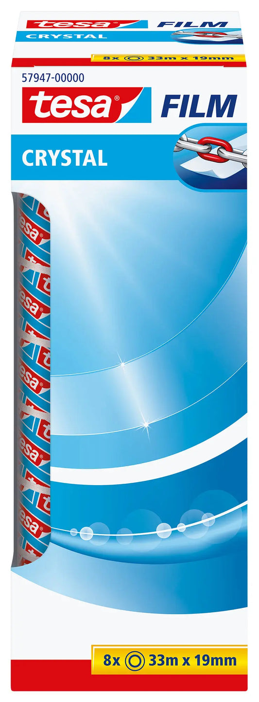 TESA Crystal Tape 19mmx33m 579470000 8 Stück Idealshop