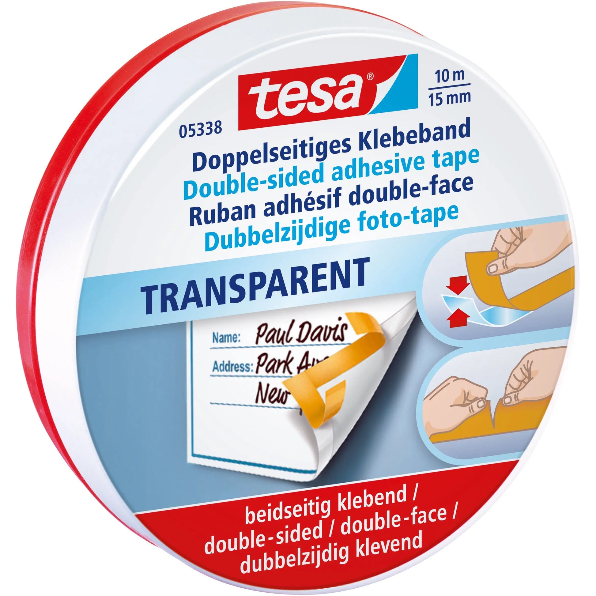 TESA Doppelband Dose 5338 533800000 15mmx10m Idealshop