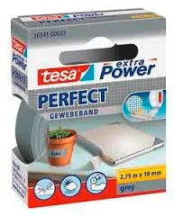 TESA Extra Power Perfect 2.75mx19mm 563410003 Gewebeband. grau Idealshop