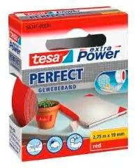 TESA Extra Power Perfect 2.75mx19mm 563410003 Gewebeband. rot Idealshop