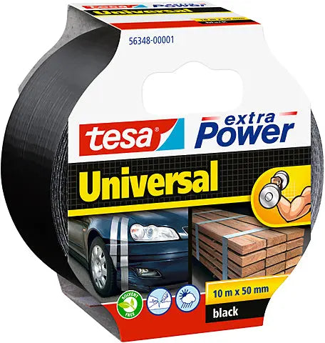 TESA Extra Power Universal 10mx48mm 563480000 Gewebeband. schwarz Idealshop