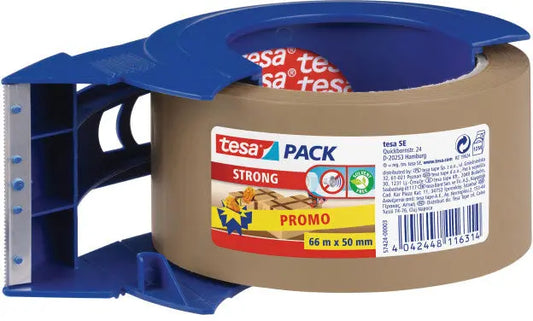 TESA Handabroller 50mmx66m 574240000 blau, mit Band Idealshop