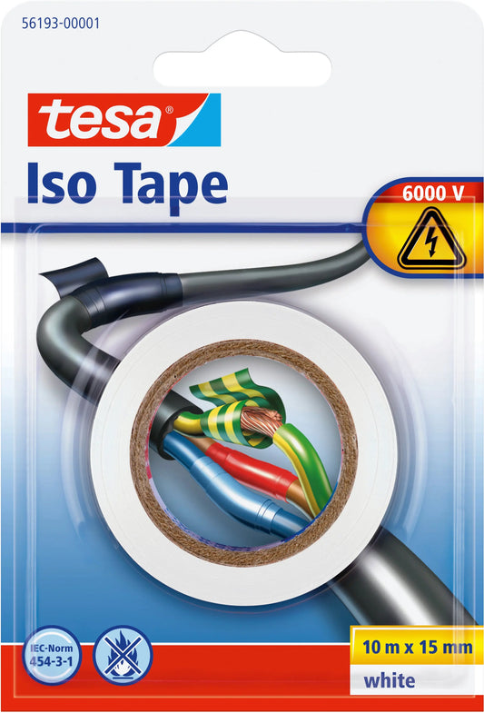 TESA Isolierband Iso Tape 15mmx10m 561930000 weiss Idealshop