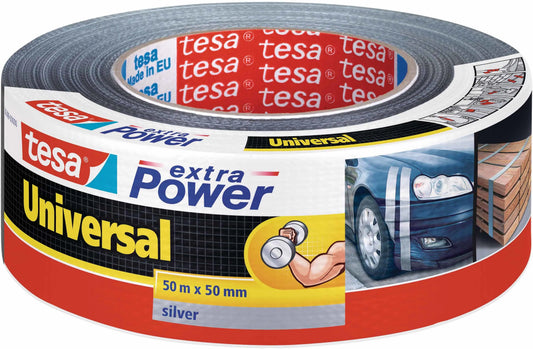 TESA Klebeband Extra Power 50mx50mm 56389-00000 universal, silber Idealshop