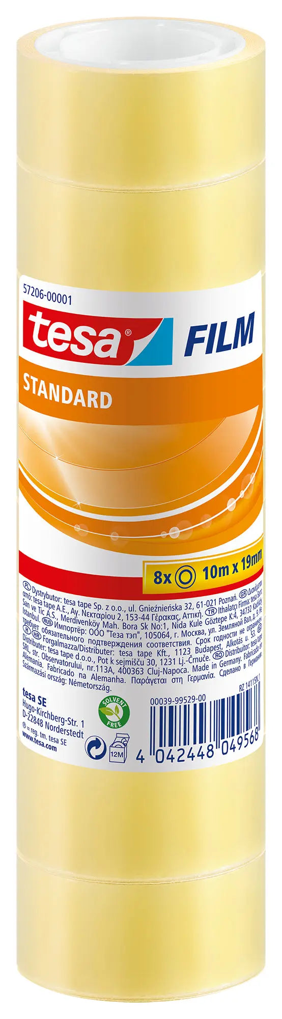 TESA Klebeband stand.Box 10mx19mm 572060000 Standart 8 Stück Idealshop