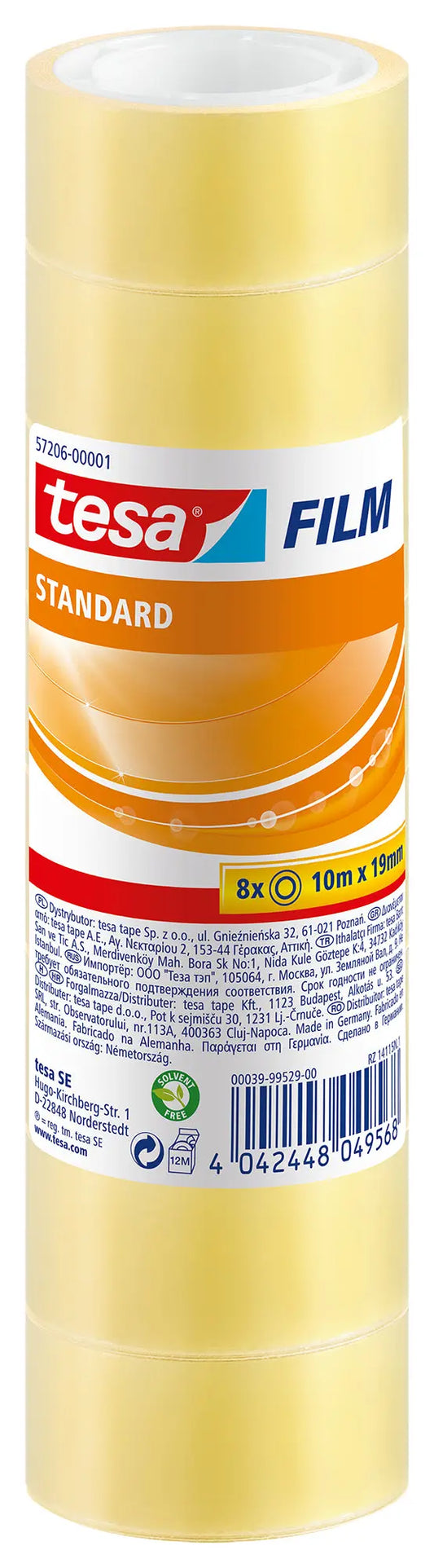 TESA Klebeband stand.Box 10mx19mm 572060000 Standart 8 Stück Idealshop