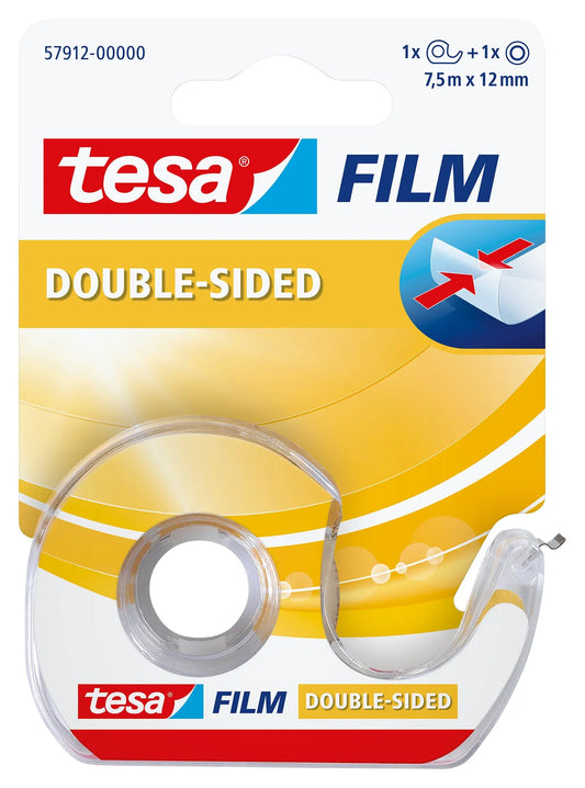 TESA Klebeband tesafilm 12mmx7.5m 579120000 transp., doppels.,auf Abroller Idealshop