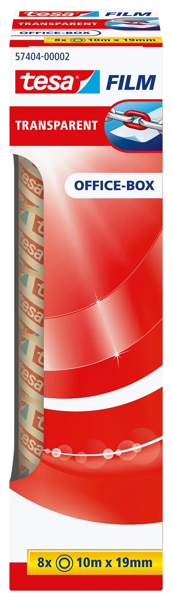 TESA Klebeband transp.Box 10mx19mm 574040000 8 Stk. Idealshop