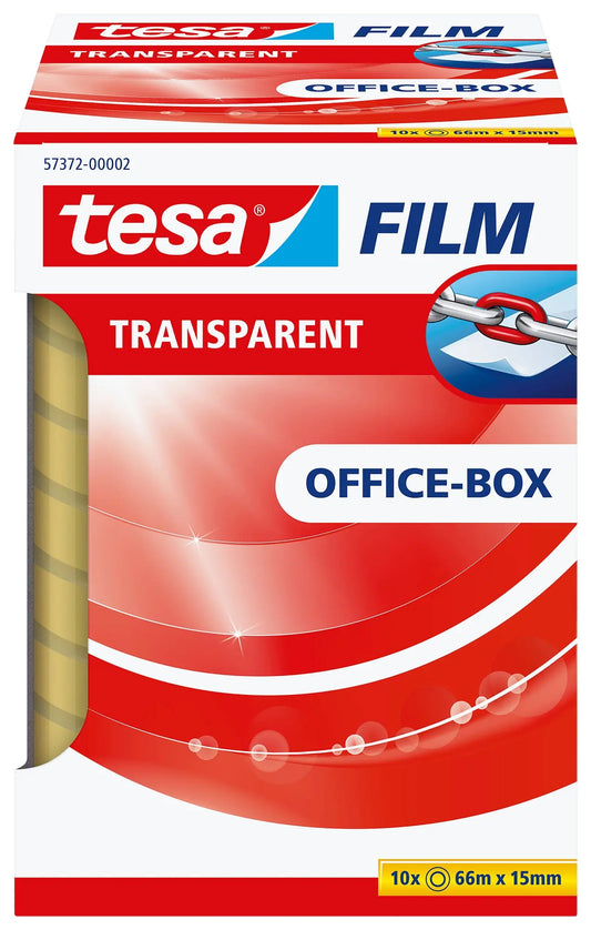 TESA Klebeband transp.Box 66mx15mm 573720000 10 Stk. Idealshop
