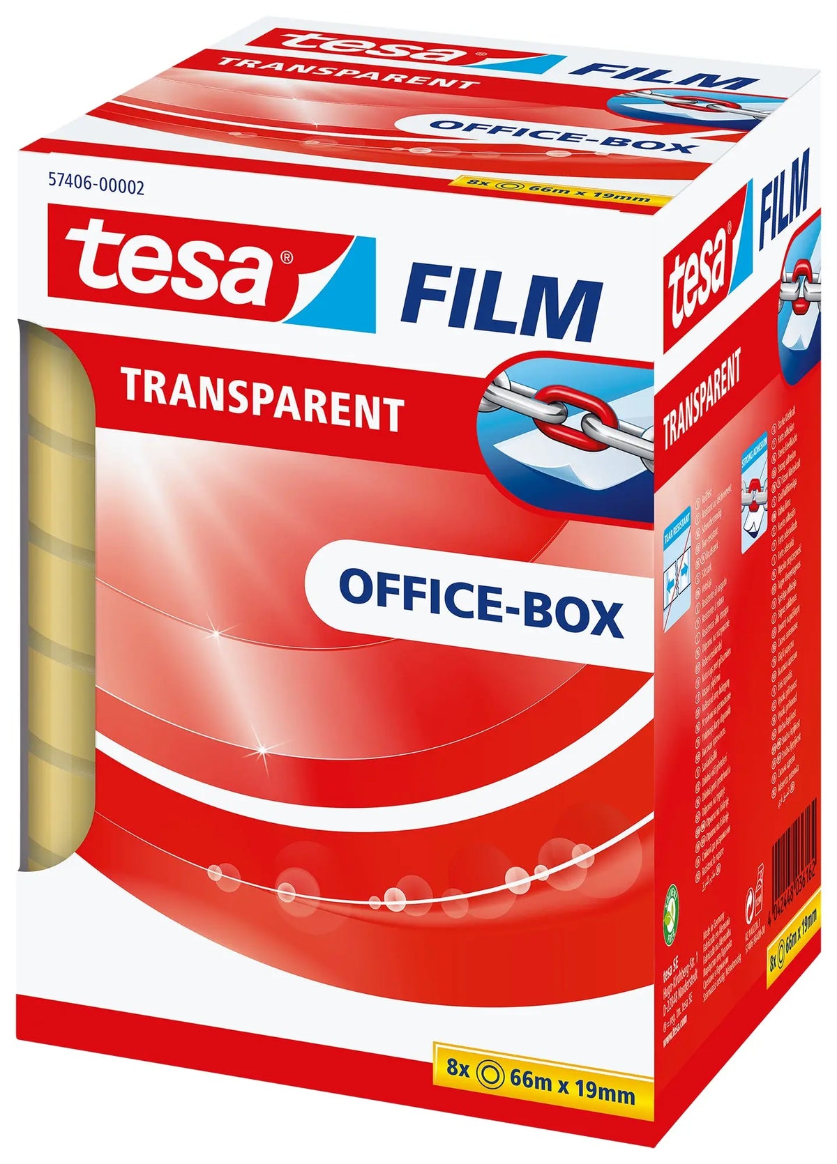 TESA Klebeband transp.Box 66mx19mm 574060000 8 Stk. Idealshop