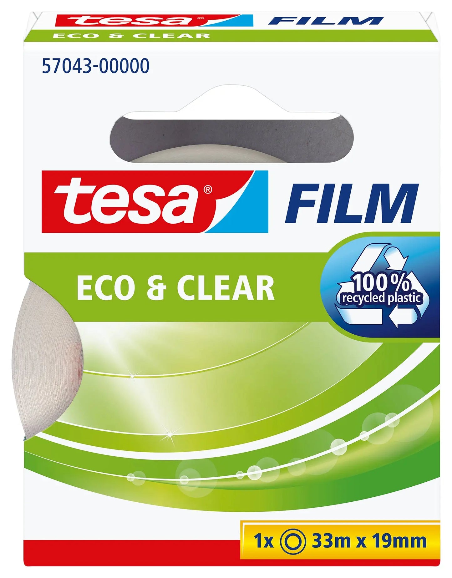 TESA Klebefilm eco&clear 33mx19mm 570430000 lösungsmittelfrei Idealshop