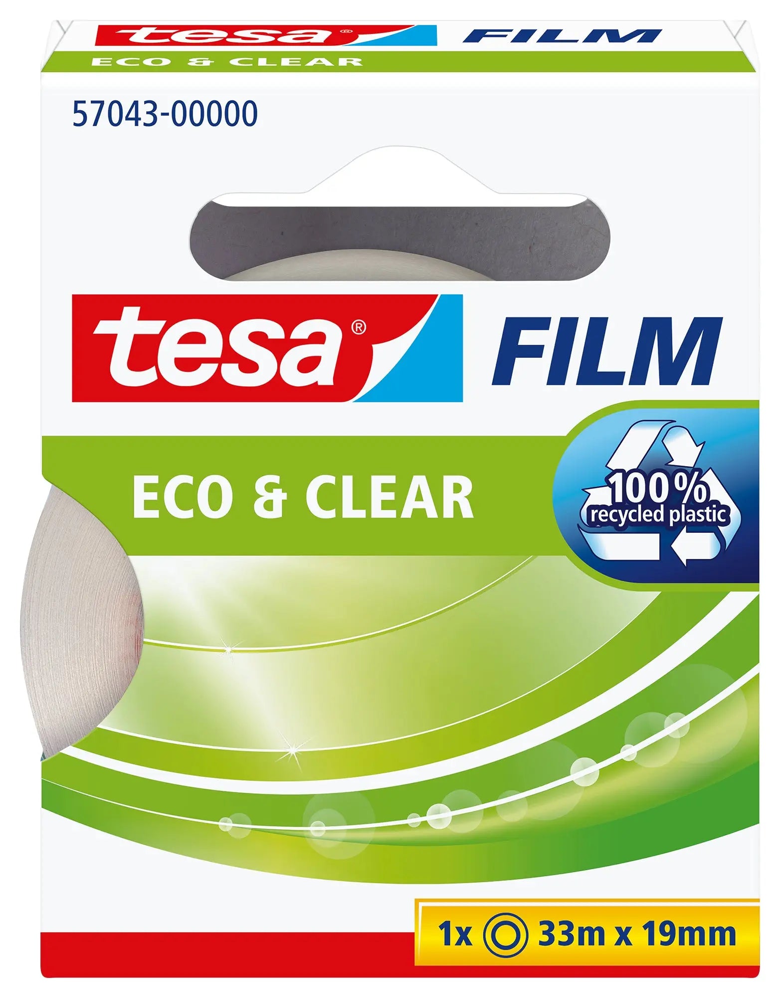 TESA Klebefilm eco&clear 33mx19mm 570430000 lösungsmittelfrei Idealshop