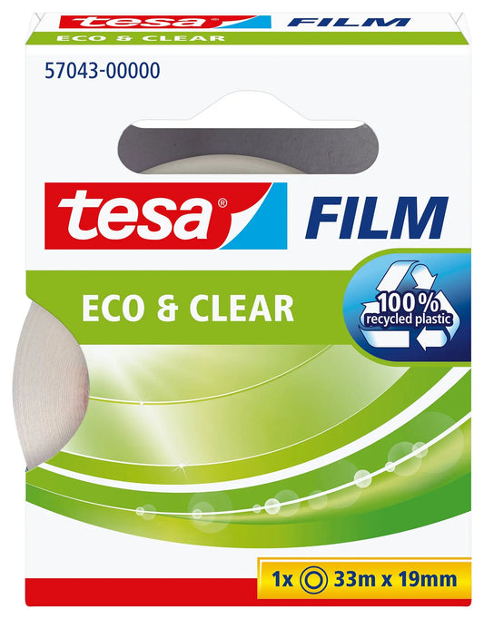 TESA Klebefilm eco&clear 33mx19mm 570430000 lösungsmittelfrei Idealshop