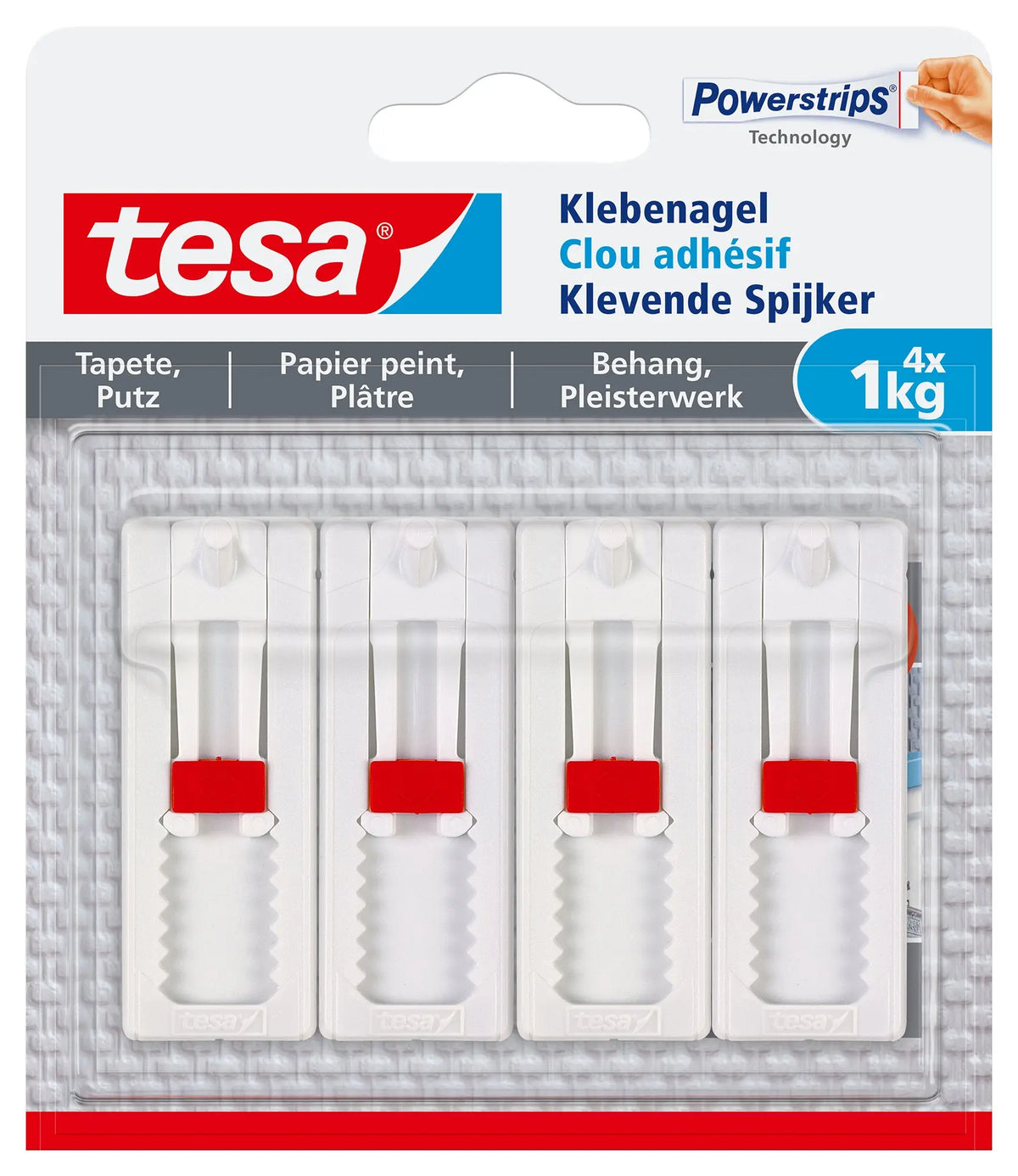 TESA Klebenagel 4x1 kg 77774-00009 Tapete, Putz Idealshop
