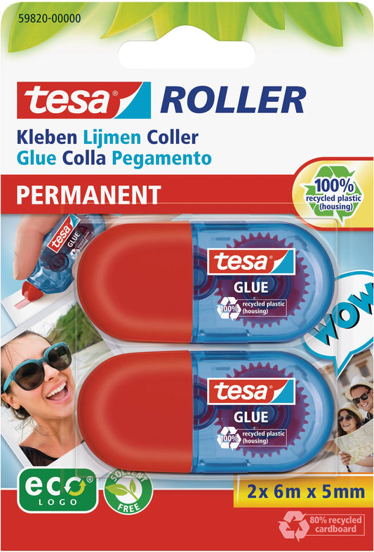 TESA Mini Kleberoller 6mx5mm 598200000 ecoLogo perm. Blister Idealshop
