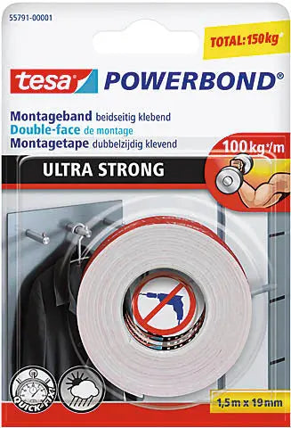 TESA Montage Powerbond 19mmx1,5m 557910000 Idealshop