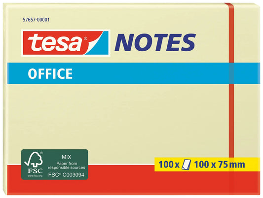 TESA Office Notes 75x100mm 576570000 gelb 100 Blatt Idealshop
