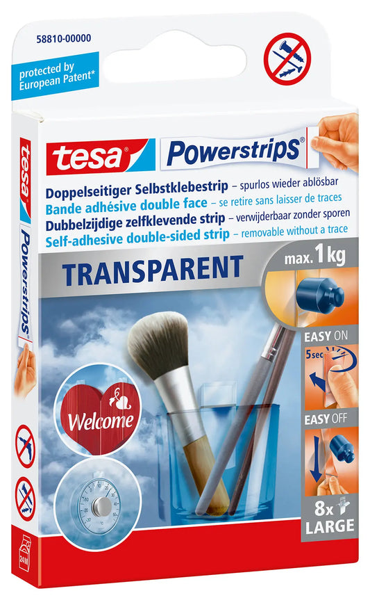 TESA Perstrips 58810-00000 transparent Large Idealshop