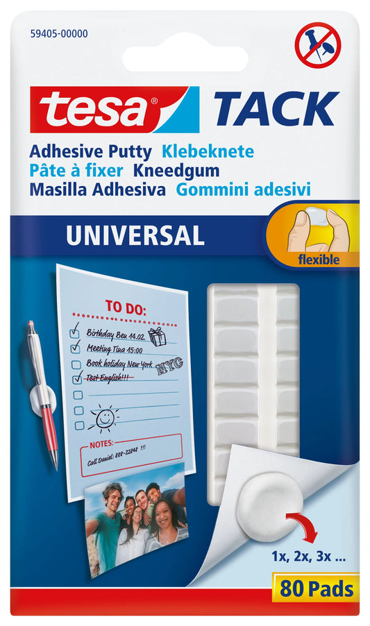 TESA Powerstrips Tack 594050000 universal 80 Pads Idealshop