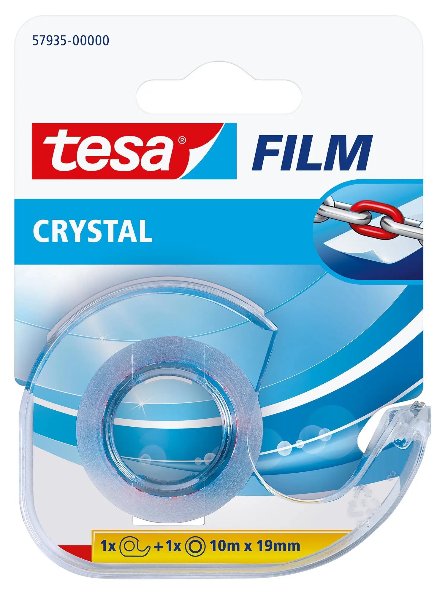 TESA      Tape Crystal/Abroller 19mmx10m Idealshop