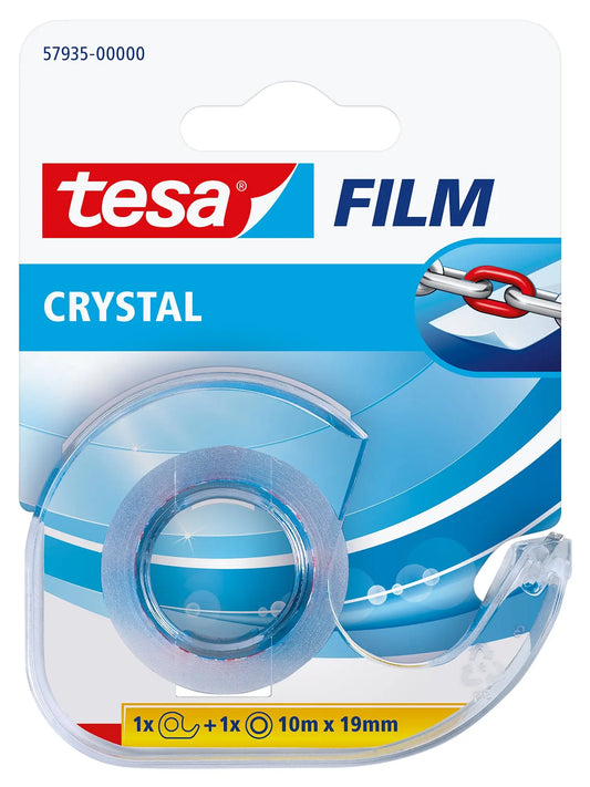 TESA      Tape Crystal/Abroller 19mmx10m Idealshop