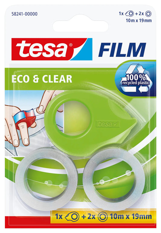 TESA Tape eco & clear Mini 19mmx10m 582410000 grün 2 Stück Idealshop