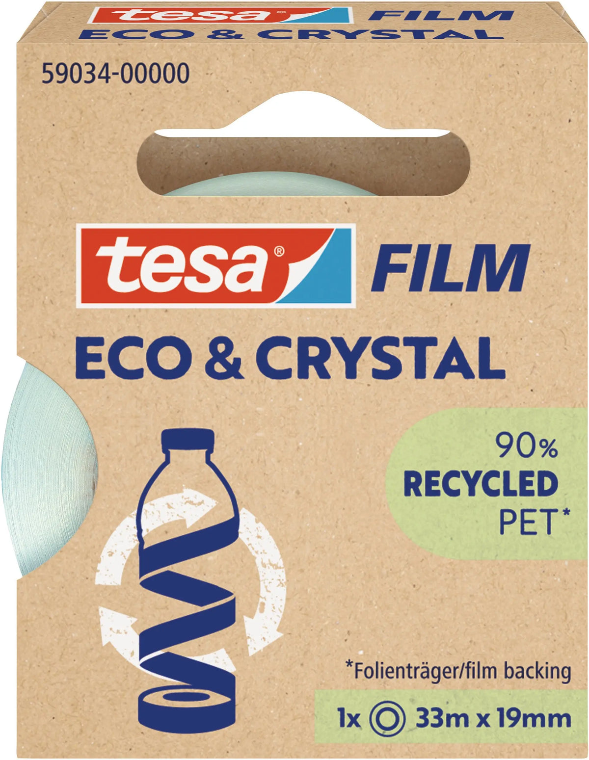 TESA Tesafilm eco&crystal 33mx19mm 59034-00000 Klebeband 1 Stück Idealshop